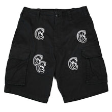 Load image into Gallery viewer, C$ Mens Black Cargo Shorts

