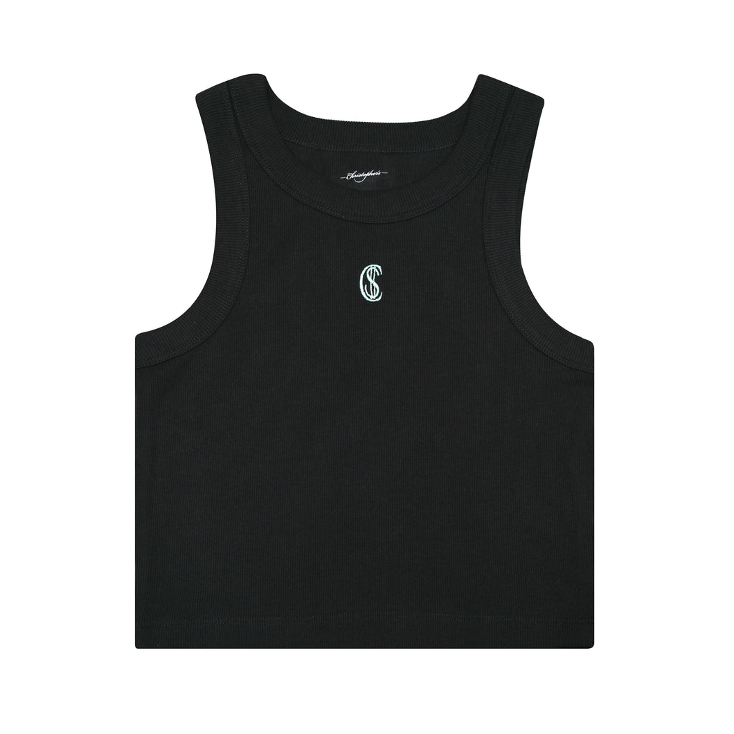 C$ Tank Womens Black