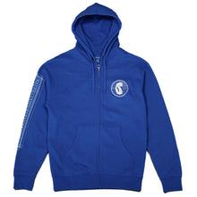 Load image into Gallery viewer, Chris $mokes Blue Zip Up Hoody
