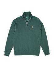Load image into Gallery viewer, Chris $mokes Green Quarter Zip
