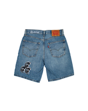 Load image into Gallery viewer, C$ Denim Shorts Black Cluster
