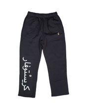 Load image into Gallery viewer, Chris $mokes Black Saddam Sweats
