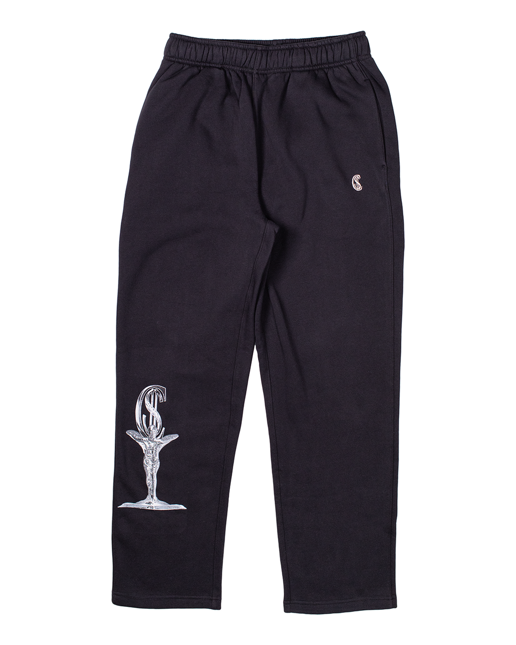 Chris Smokes Black Rolls Sweats