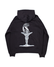 Load image into Gallery viewer, Chris Smokes Black Rolls Zip Up Hoodie
