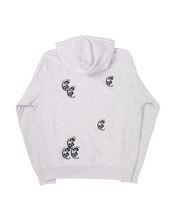 Load image into Gallery viewer, Chris Smokes Grey Embroidered Heavyweight Hoodie
