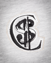 Load image into Gallery viewer, Chris Smokes Grey Embroidered Heavyweight Hoodie
