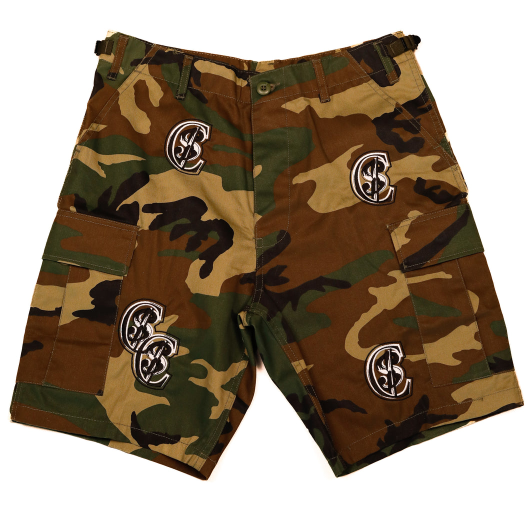 Christophers Mens Camo Cargo Shorts