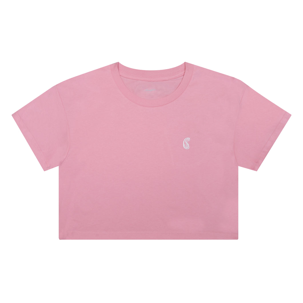 C$ Crop Top Womens Pink