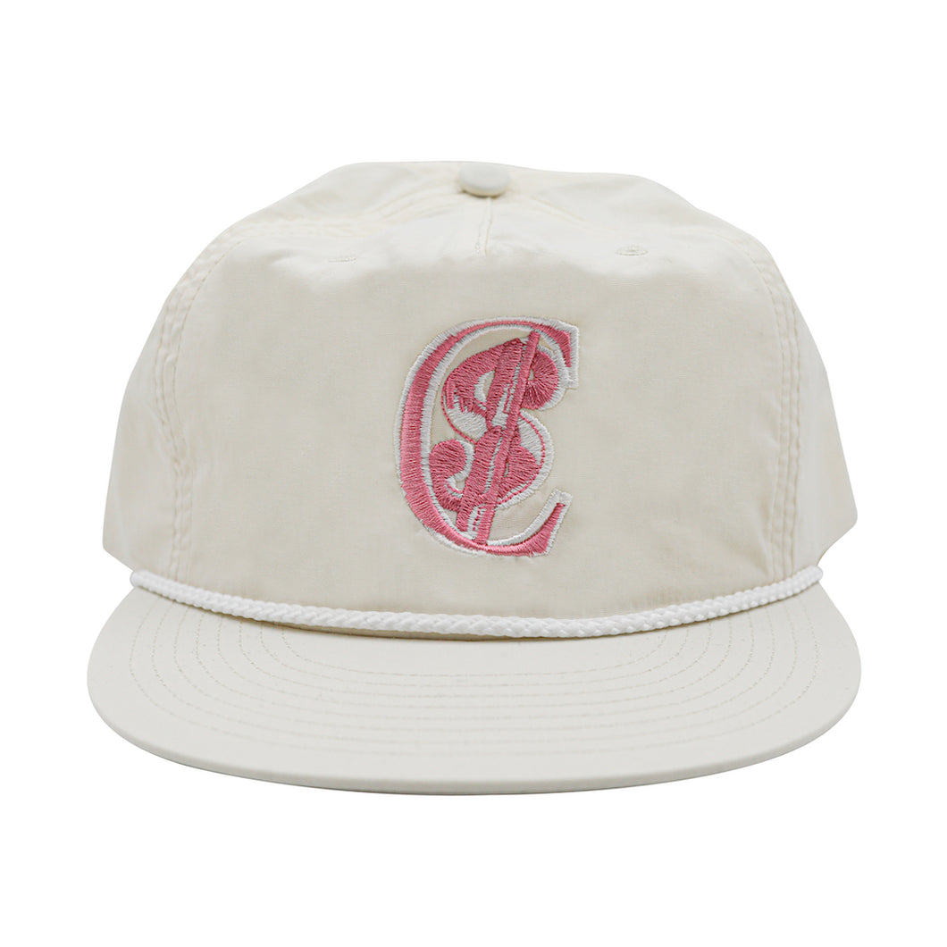 C$ Valentine's Day SnapBack White/Pink Logo